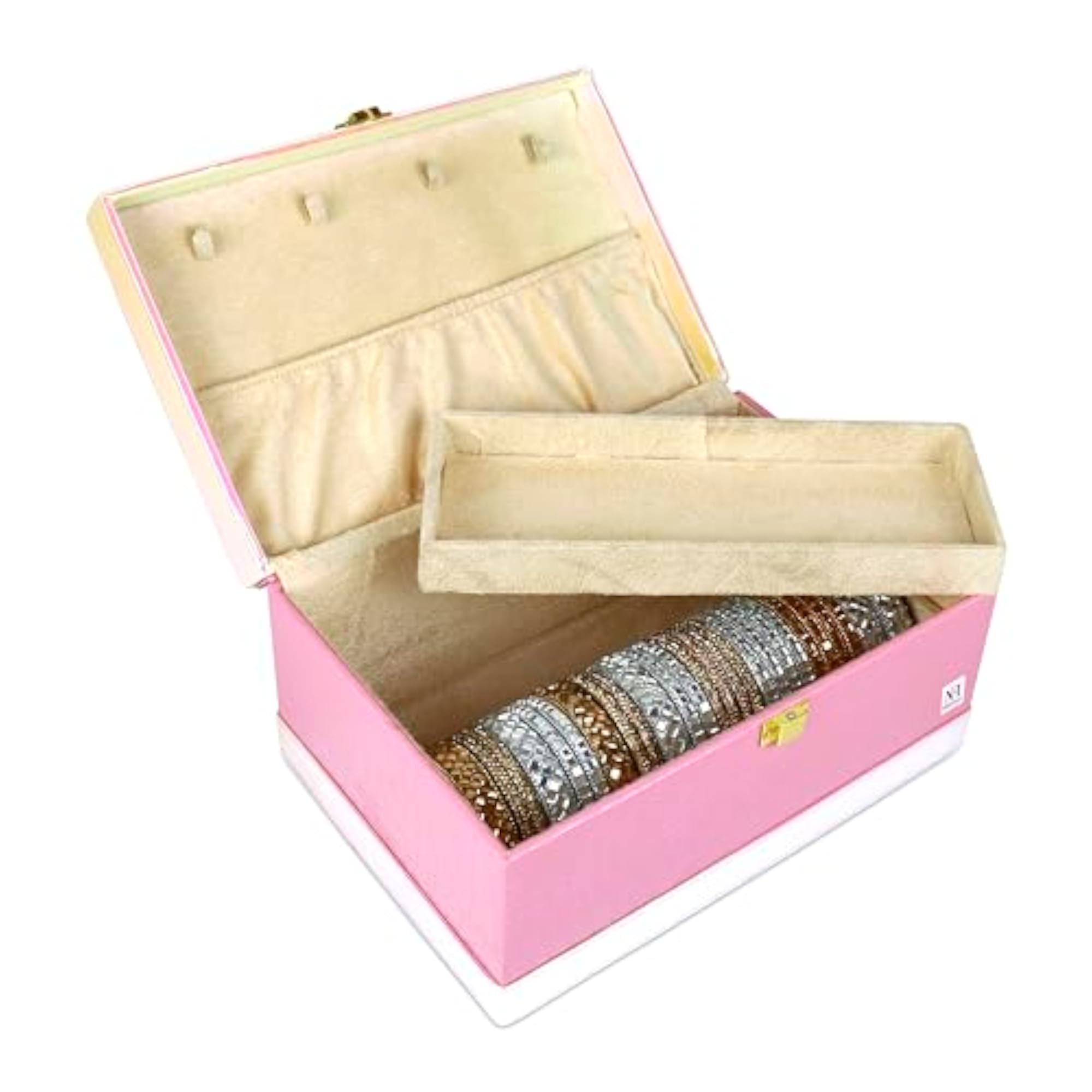 Makeup Organizer Box for Women, Bridal Makeup Storage Box